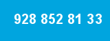 928 852 81 33 928 852 81 33